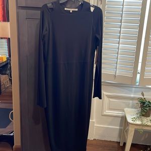 Rachel Roy Long Sleeve Fitted Midi Dress